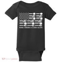 Make America Cook Again Cooking Chef Baby Bodysuit thumb 0