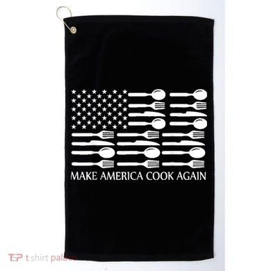 Make America Cook Again Cooking Chef Golf Towel