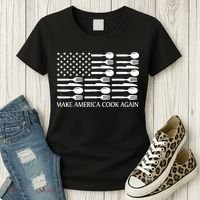 Make America Cook Again Cooking Chef Women's T-Shirt thumb 3