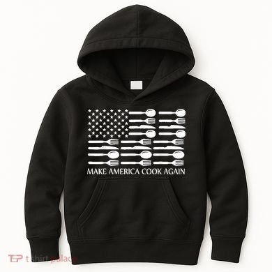 Make America Cook Again Cooking Chef Kids Hoodie
