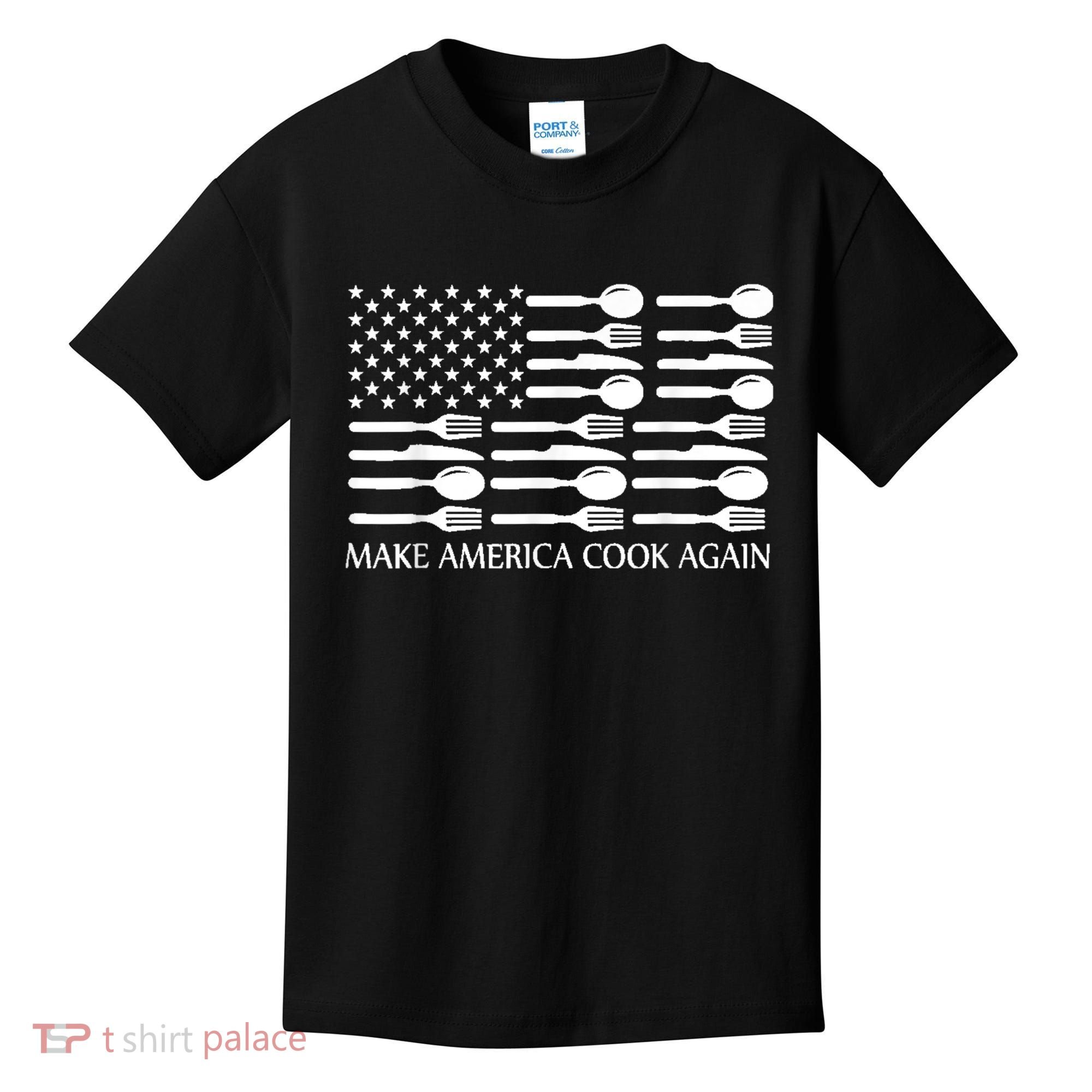 Make America Cook Again Cooking Chef Kids T-Shirt