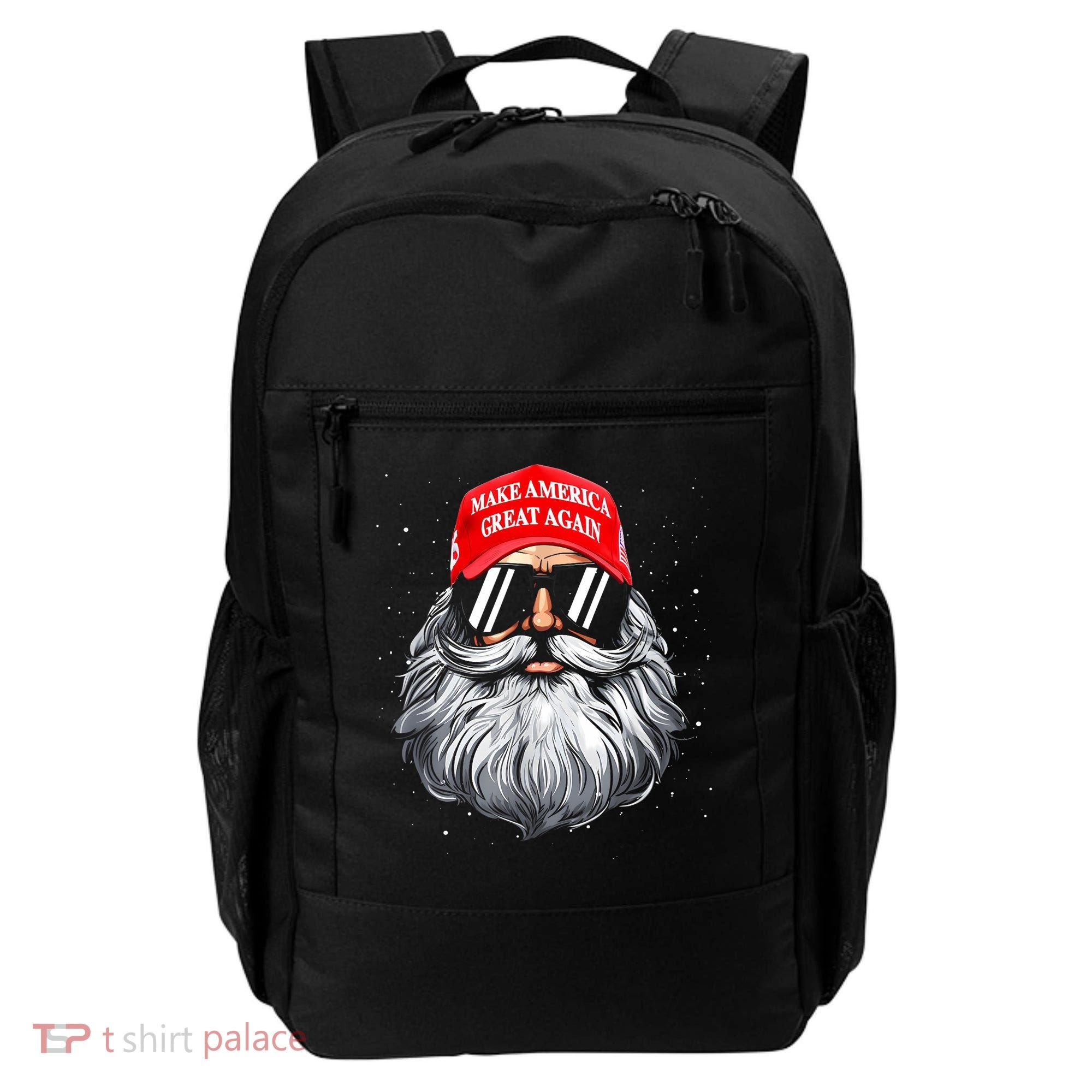Make A Christmas Great Again Funny Xmas Trump Santa Pajamas Backpack