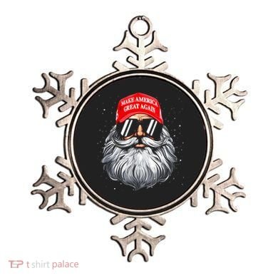 Make A Christmas Great Again Funny Xmas Trump Santa Pajamas Ornament