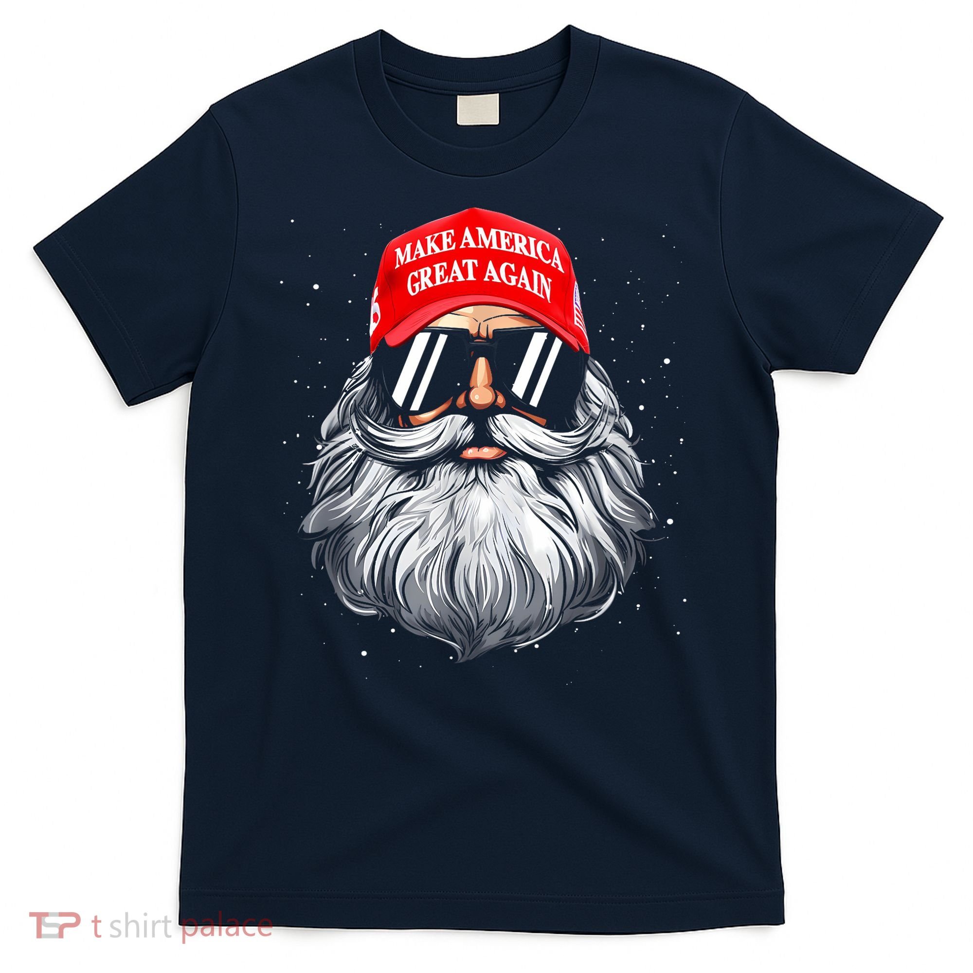 Make A Christmas Great Again Funny Xmas Trump Santa Pajamas T-Shirt