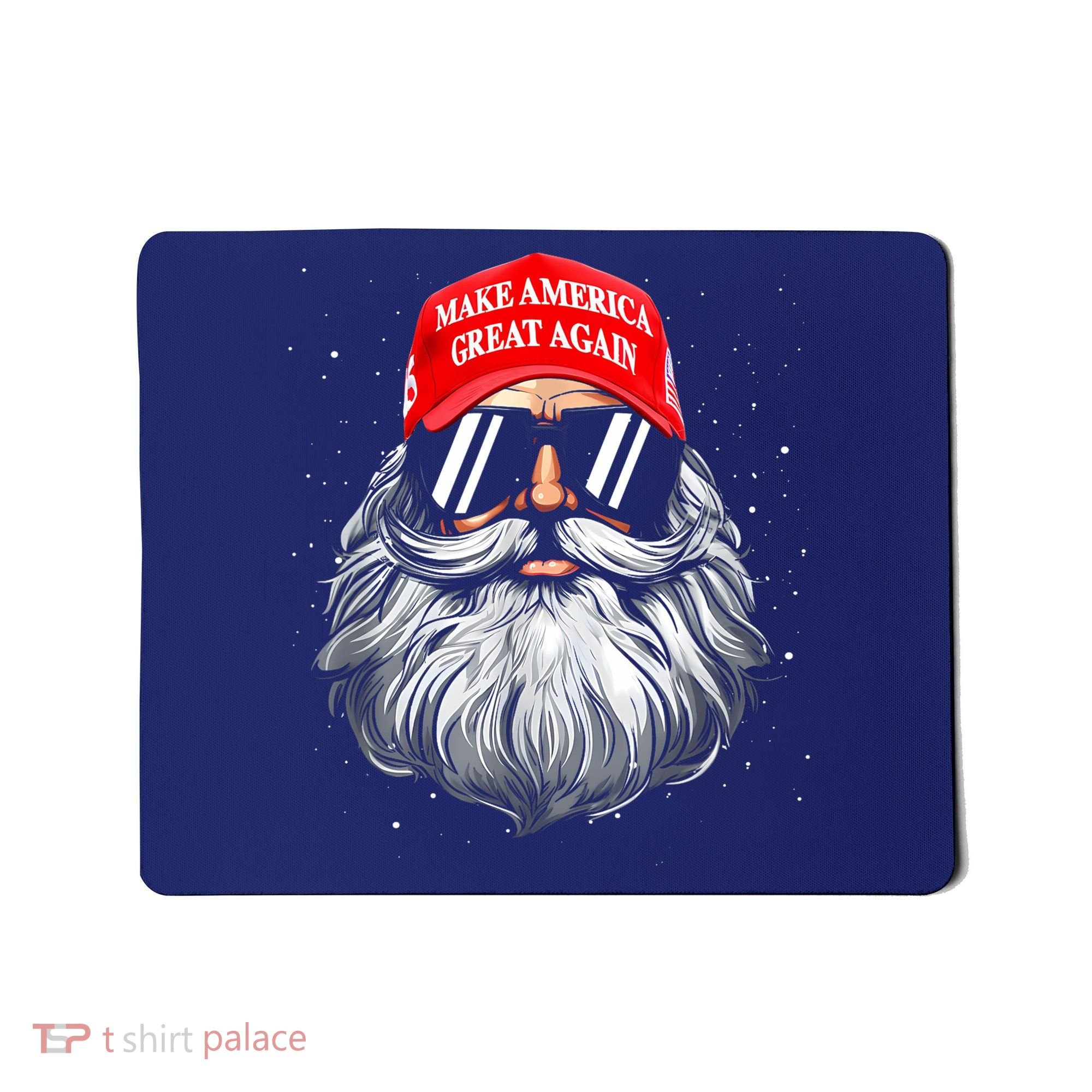 Make A Christmas Great Again Funny Xmas Trump Santa Pajamas Mousepad