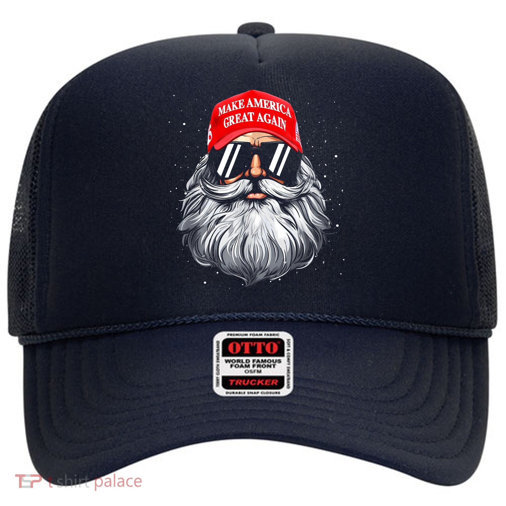 Make A Christmas Great Again Funny Xmas Trump Santa Pajamas Hat