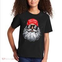 Make A Christmas Great Again Funny Xmas Trump Santa Pajamas Kids T-Shirt thumb 2