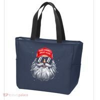 Make A Christmas Great Again Funny Xmas Trump Santa Pajamas Tote Bag thumb 3