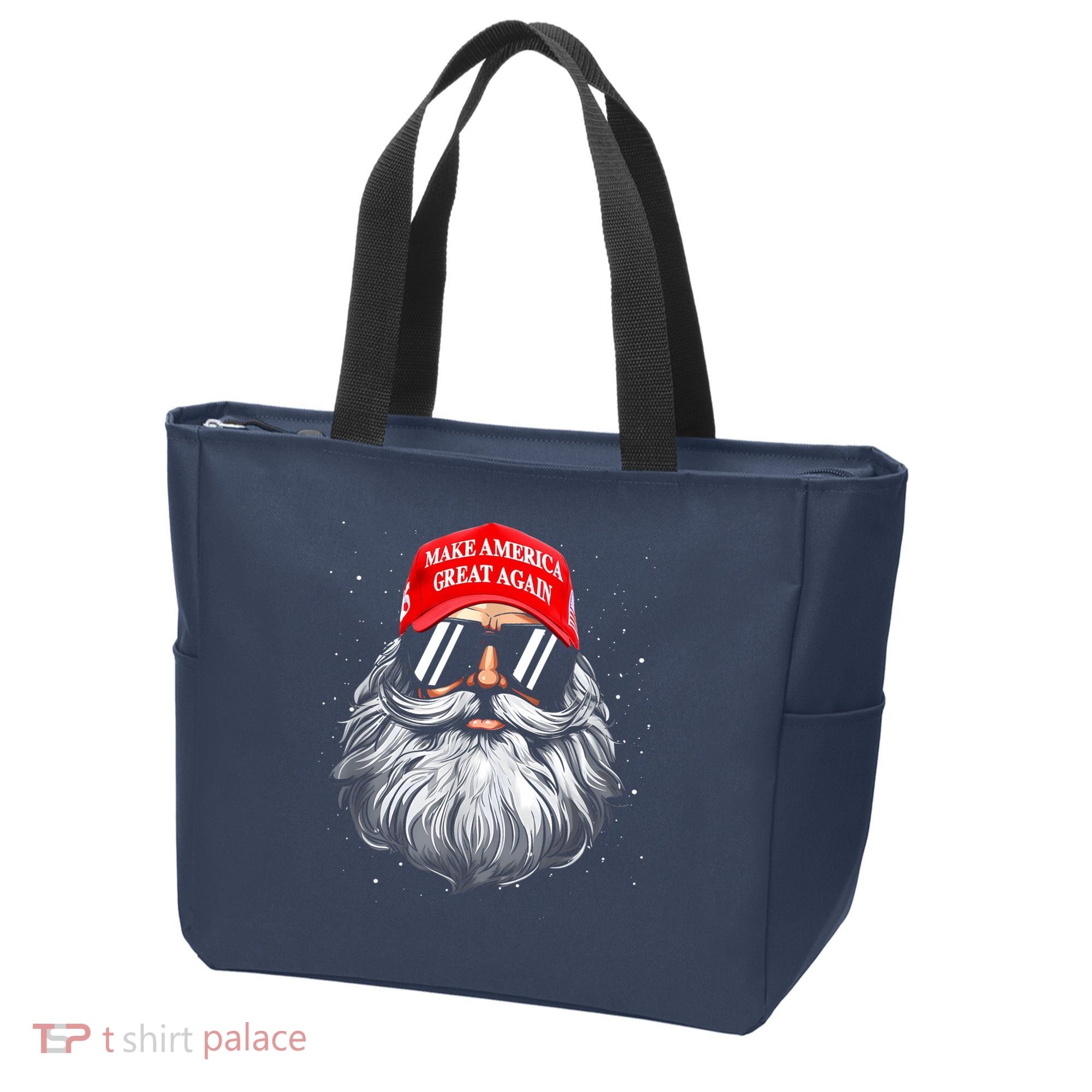 Make A Christmas Great Again Funny Xmas Trump Santa Pajamas Tote Bag