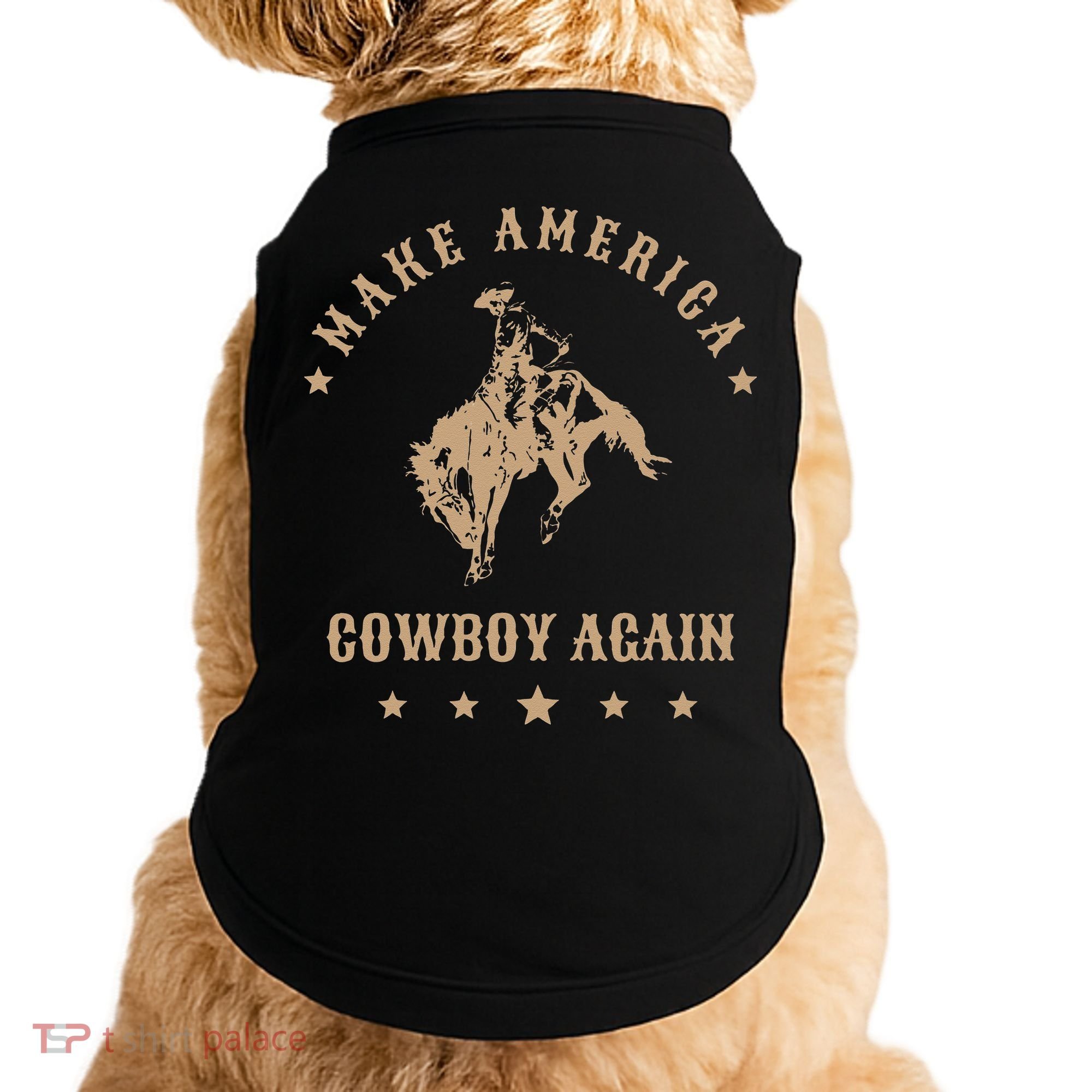 Make America Cowgirl Cowboy Again Doggie Tank