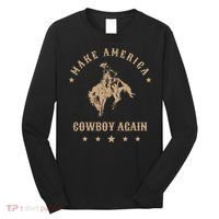 Make America Cowgirl Cowboy Again Long Sleeve Shirt thumb 0