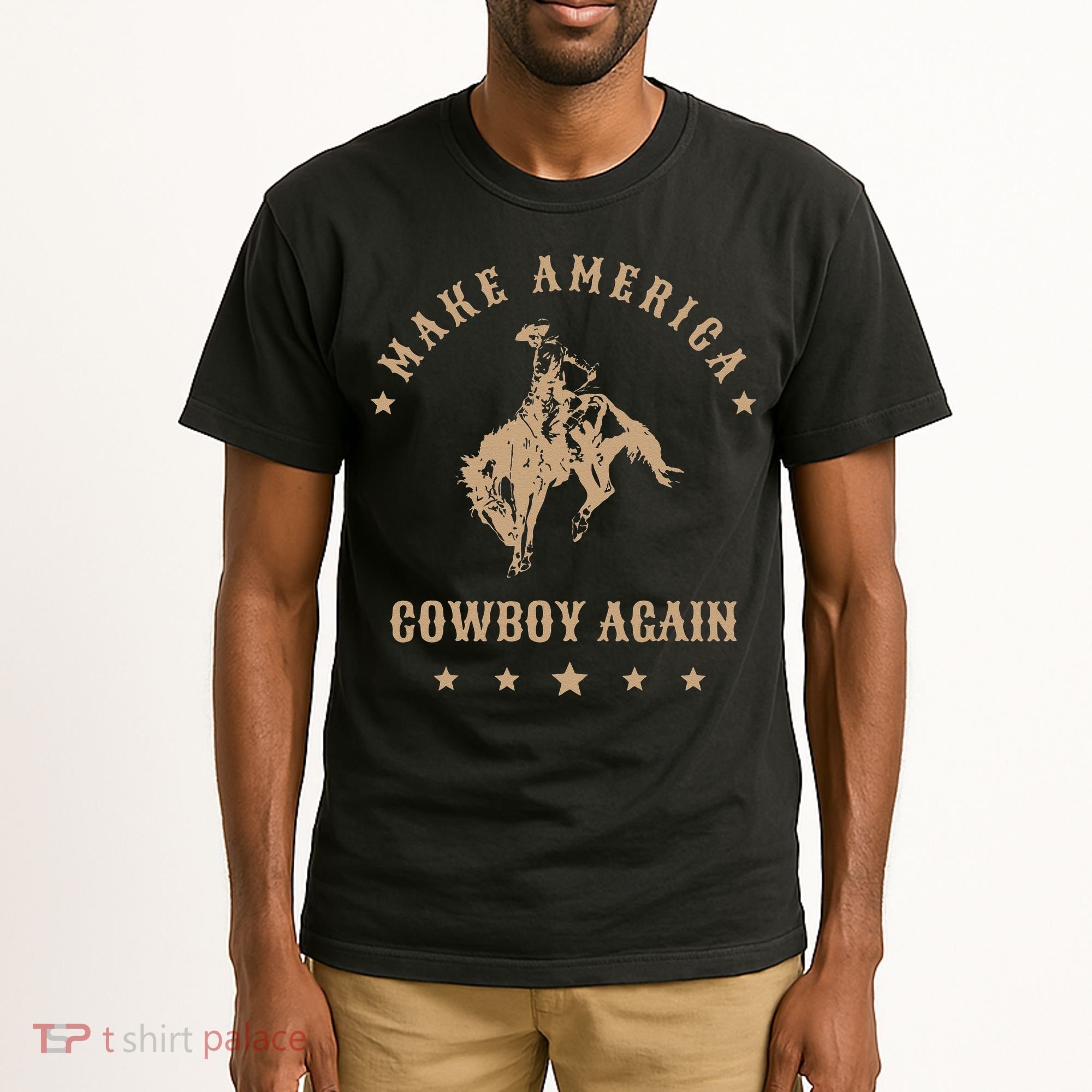 Make America Cowgirl Cowboy Again Tall T-Shirt