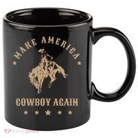 Make America Cowgirl Cowboy Again 11oz C Handle Ceramic Mug thumb 0