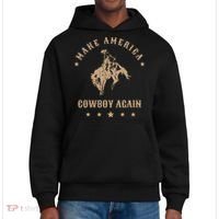 Make America Cowgirl Cowboy Again District V.I.T. Heavyweight Hoodie thumb 0