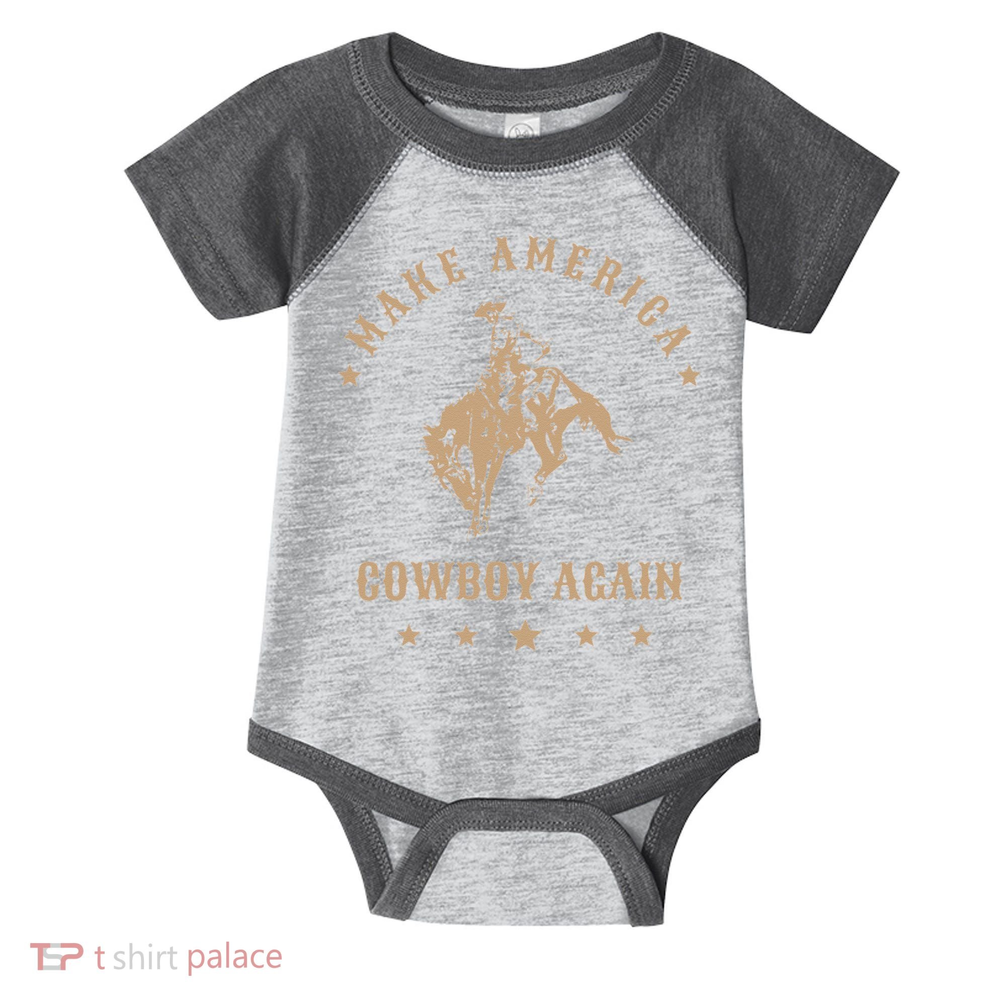 Make America Cowgirl Cowboy Again Infant Baby Jersey Bodysuit