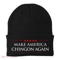 Make America Chingon Again Spanish Politics Mexican Humor Beanie thumb 0