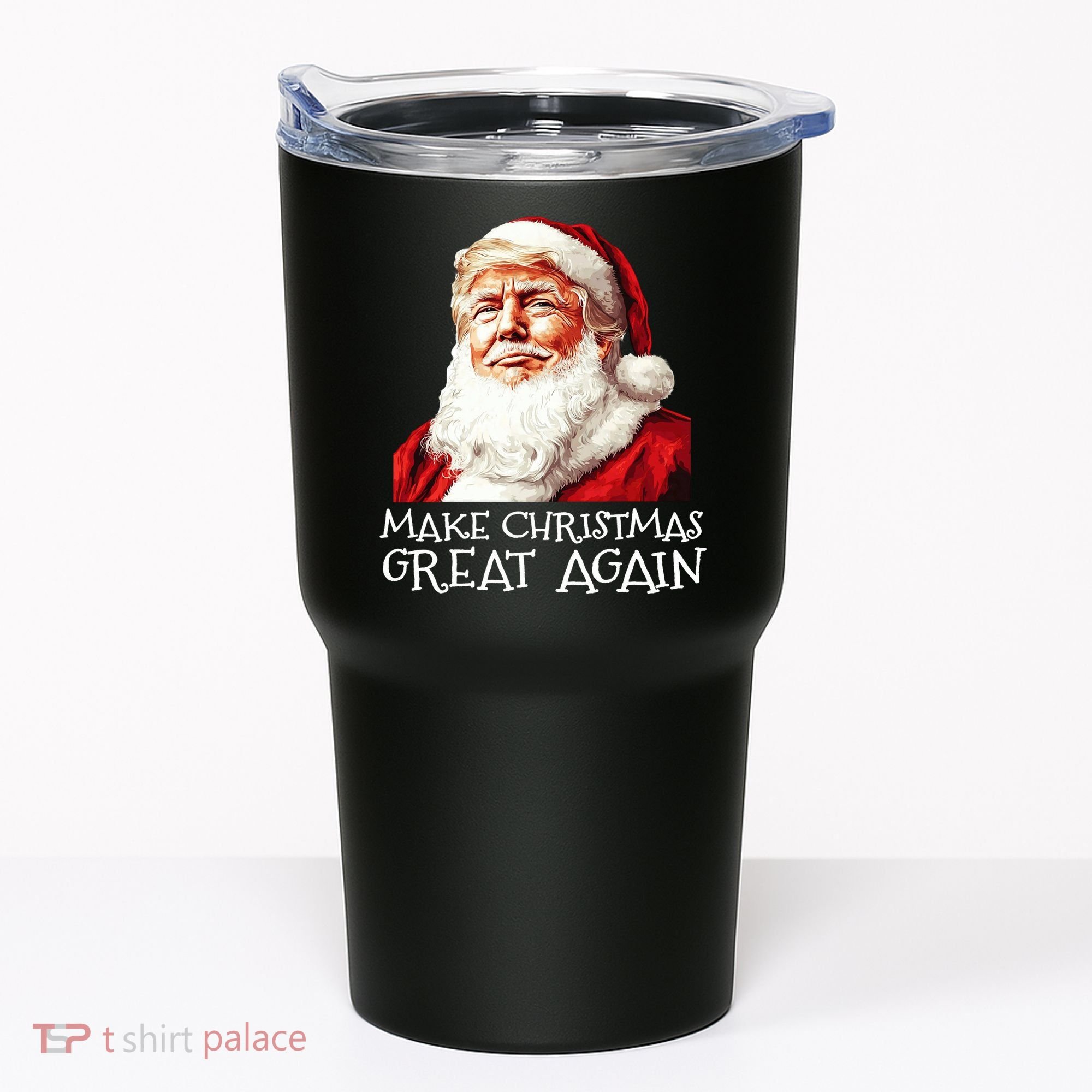 Make A Christmas Great Again Xmas President Trump Maga Santa Tumbler