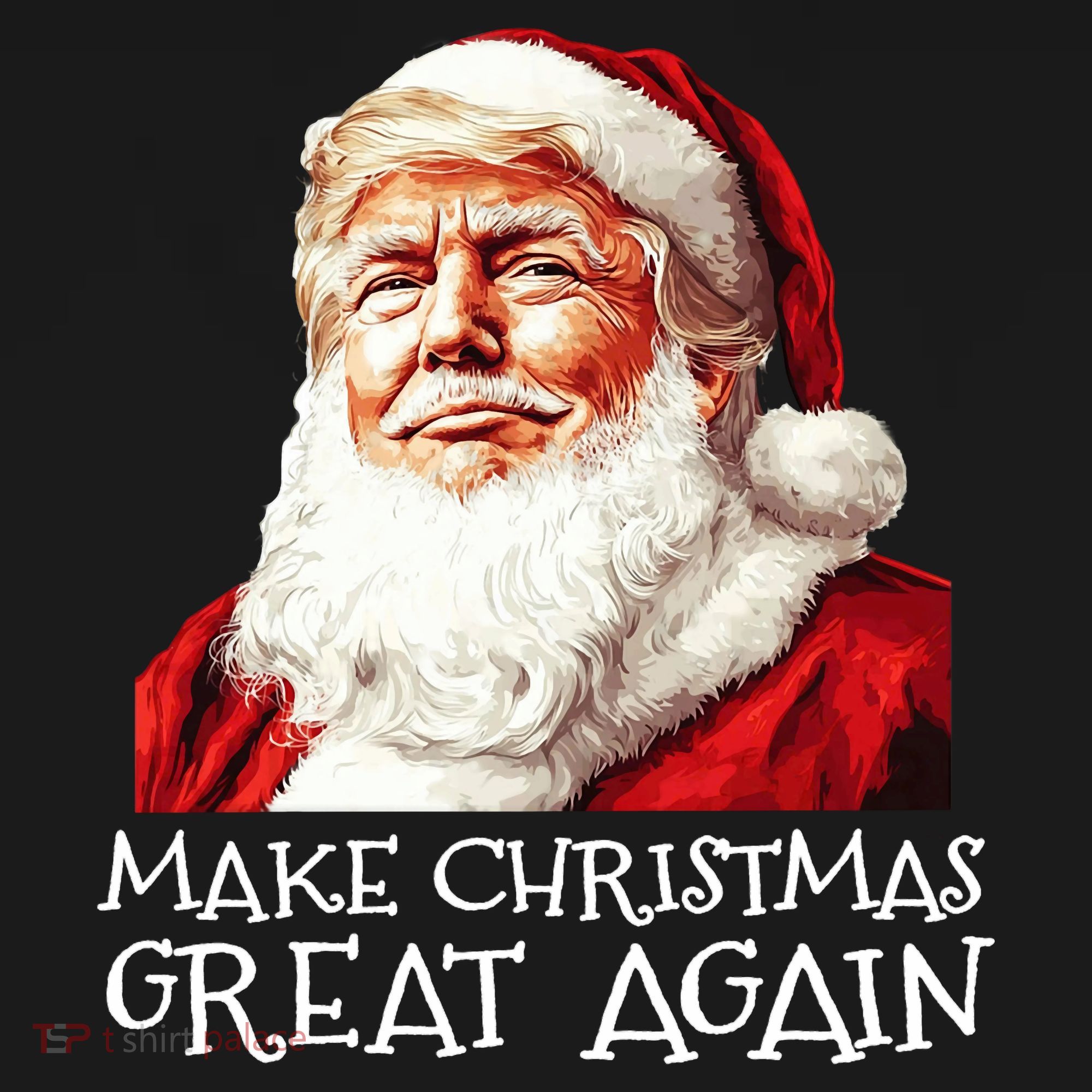 Make A Christmas Great Again Xmas President Trump Maga Santa Women's Tank Top
