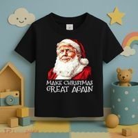 Make A Christmas Great Again Xmas President Trump Maga Santa Toddler T-Shirt thumb 3