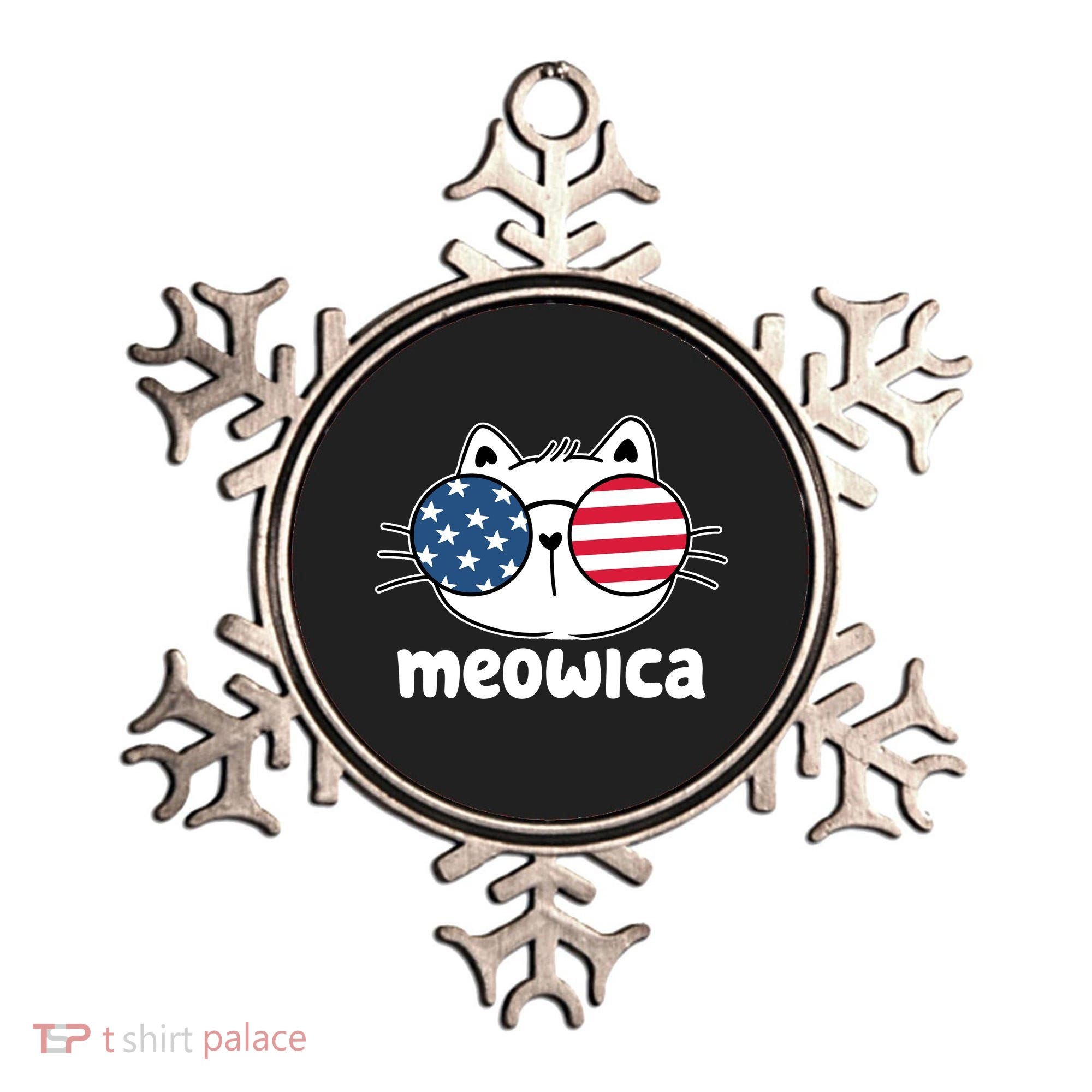Meowica America Cat Cute Ornament