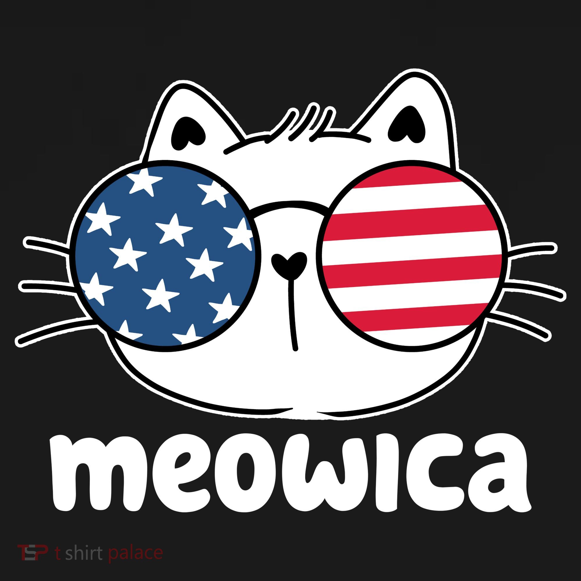 Meowica America Cat Cute Ornament