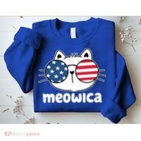 Meowica America Cat Cute Sweatshirt thumb 2