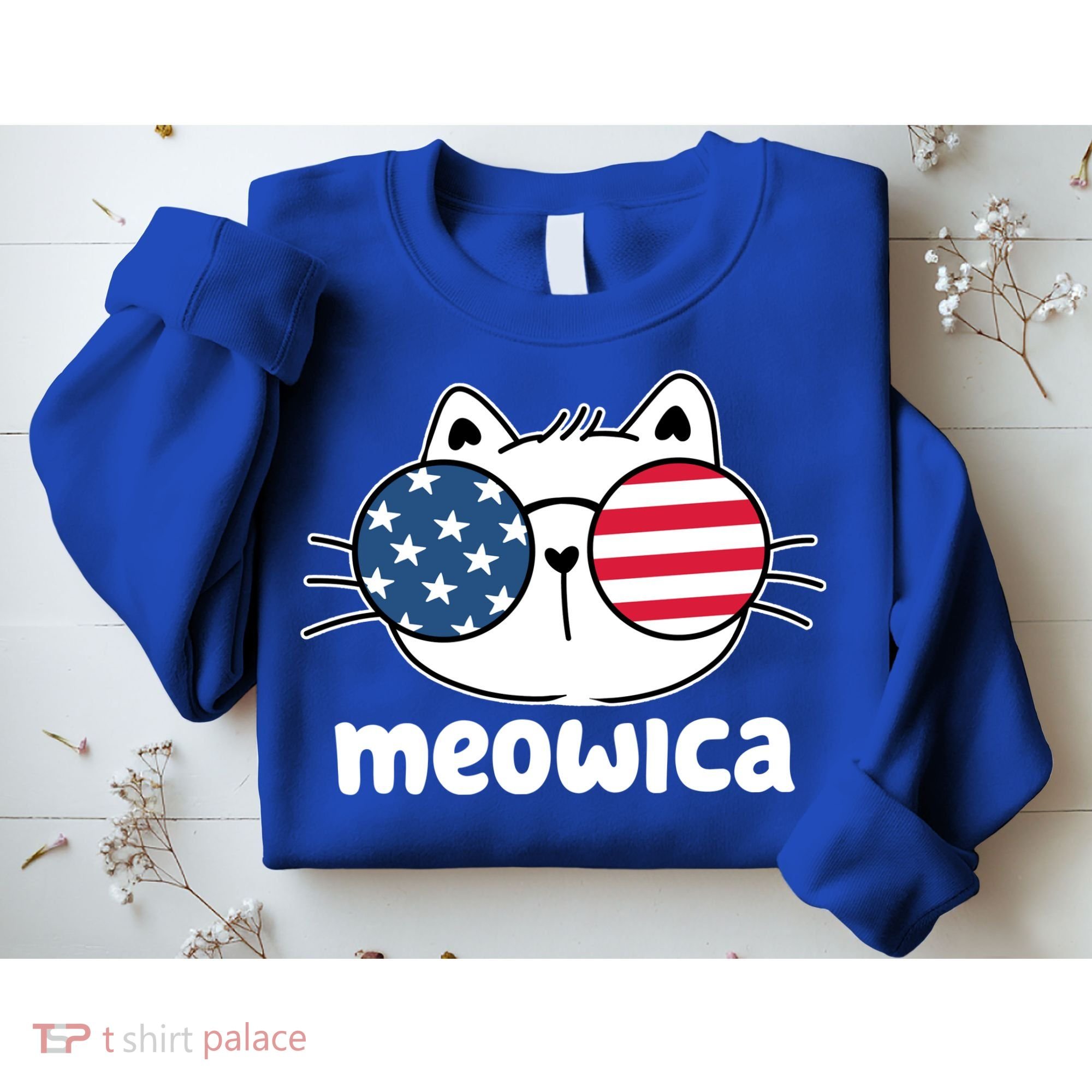 Meowica America Cat Cute Sweatshirt