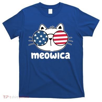 Meowica America Cat Cute T-Shirt