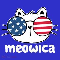 Meowica America Cat Cute Coaster thumb 2