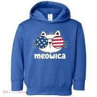Meowica America Cat Cute Toddler Hoodie thumb 0