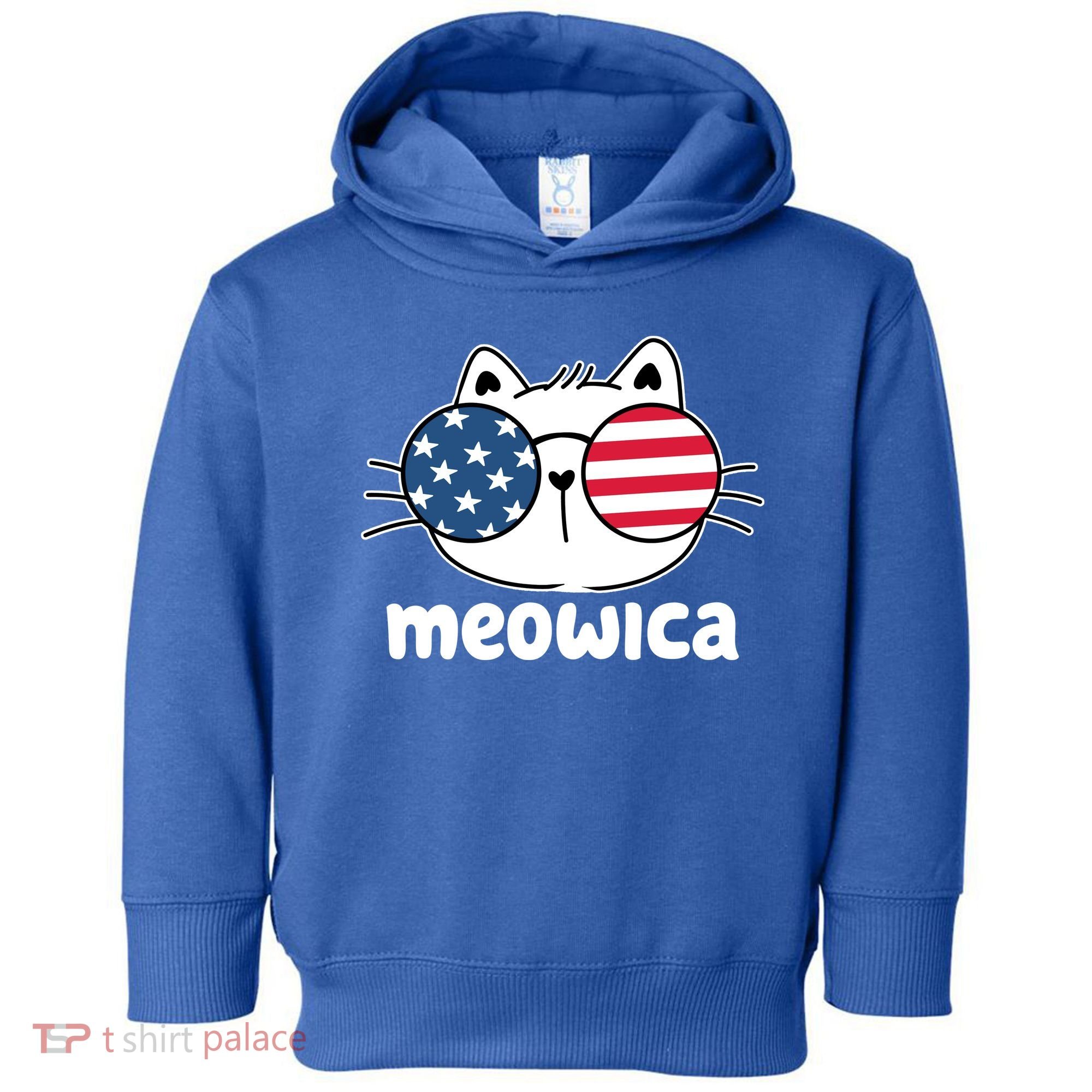 Meowica America Cat Cute Toddler Hoodie