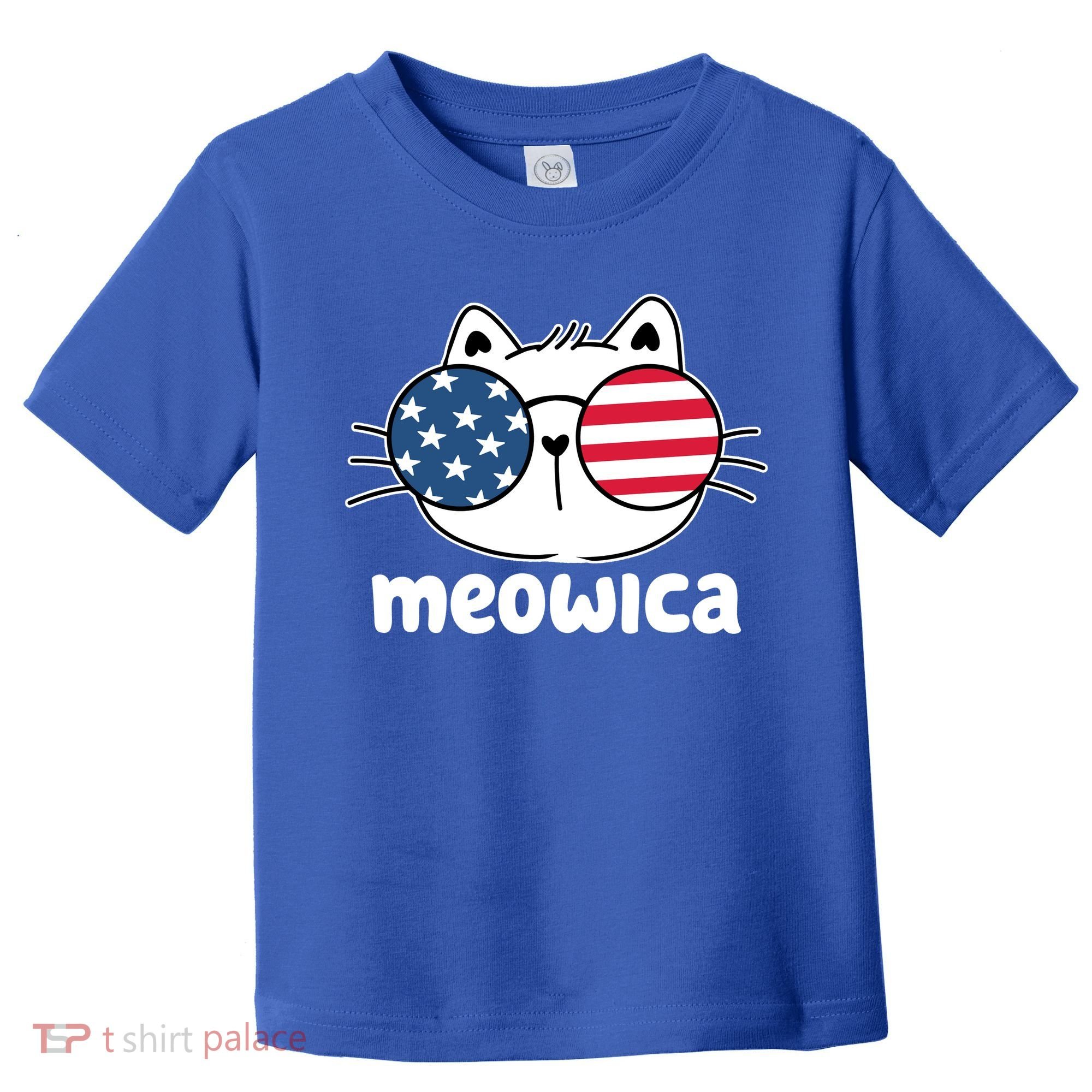 Meowica America Cat Cute Toddler T-Shirt