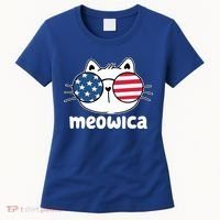 Meowica America Cat Cute Women's T-Shirt thumb 0