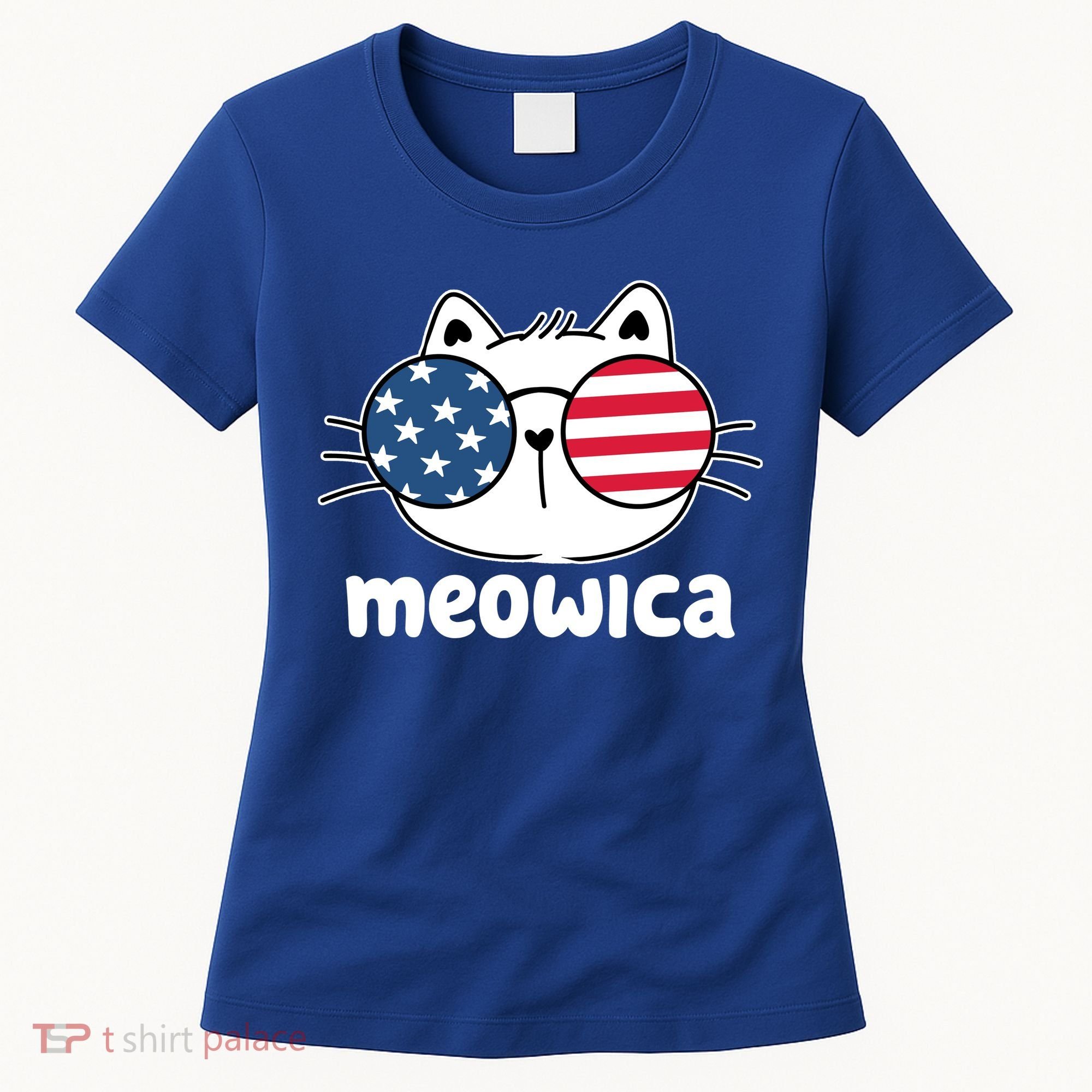 Meowica America Cat Cute Women's T-Shirt