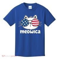 Meowica America Cat Cute Kids T-Shirt thumb 0
