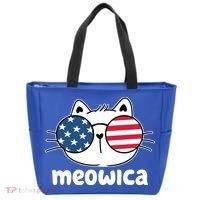 Meowica America Cat Cute Tote Bag thumb 0