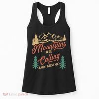 Mountains Are Calling And I Must Go Women's Tank Top thumb 0
