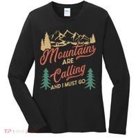 Mountains Are Calling And I Must Go Women's Long Sleeve Shirt thumb 0