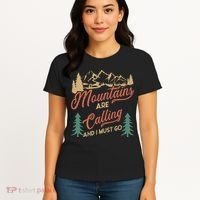 Mountains Are Calling And I Must Go Women's T-Shirt thumb 4