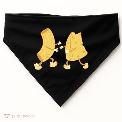 Mac And Cheese Funny Cute USA-Made Doggie Bandana