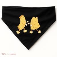 Mac And Cheese Funny Cute USA-Made Doggie Bandana thumb 0