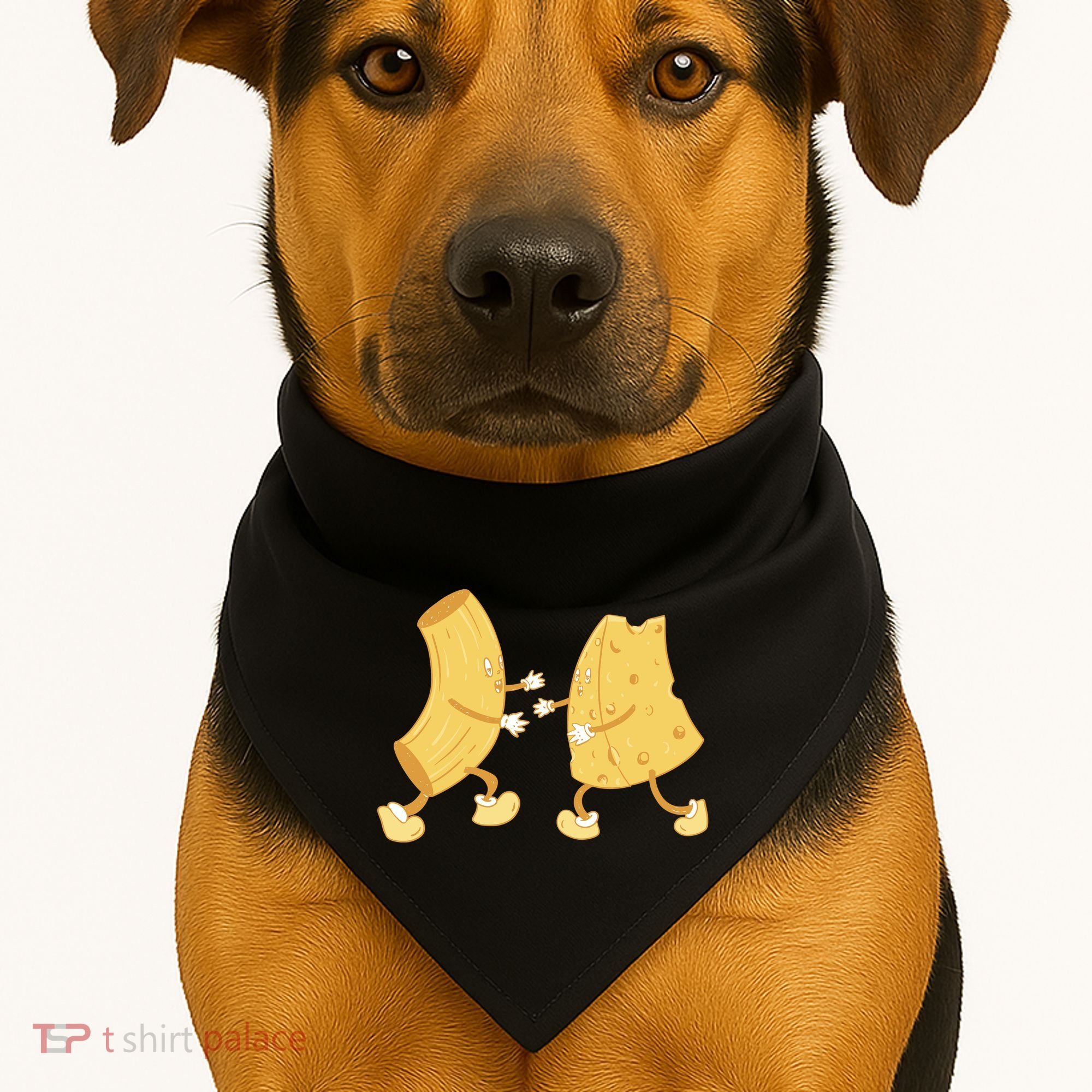 Mac And Cheese Funny Cute USA-Made Doggie Bandana