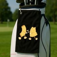 Mac And Cheese Funny Cute Golf Towel thumb 2
