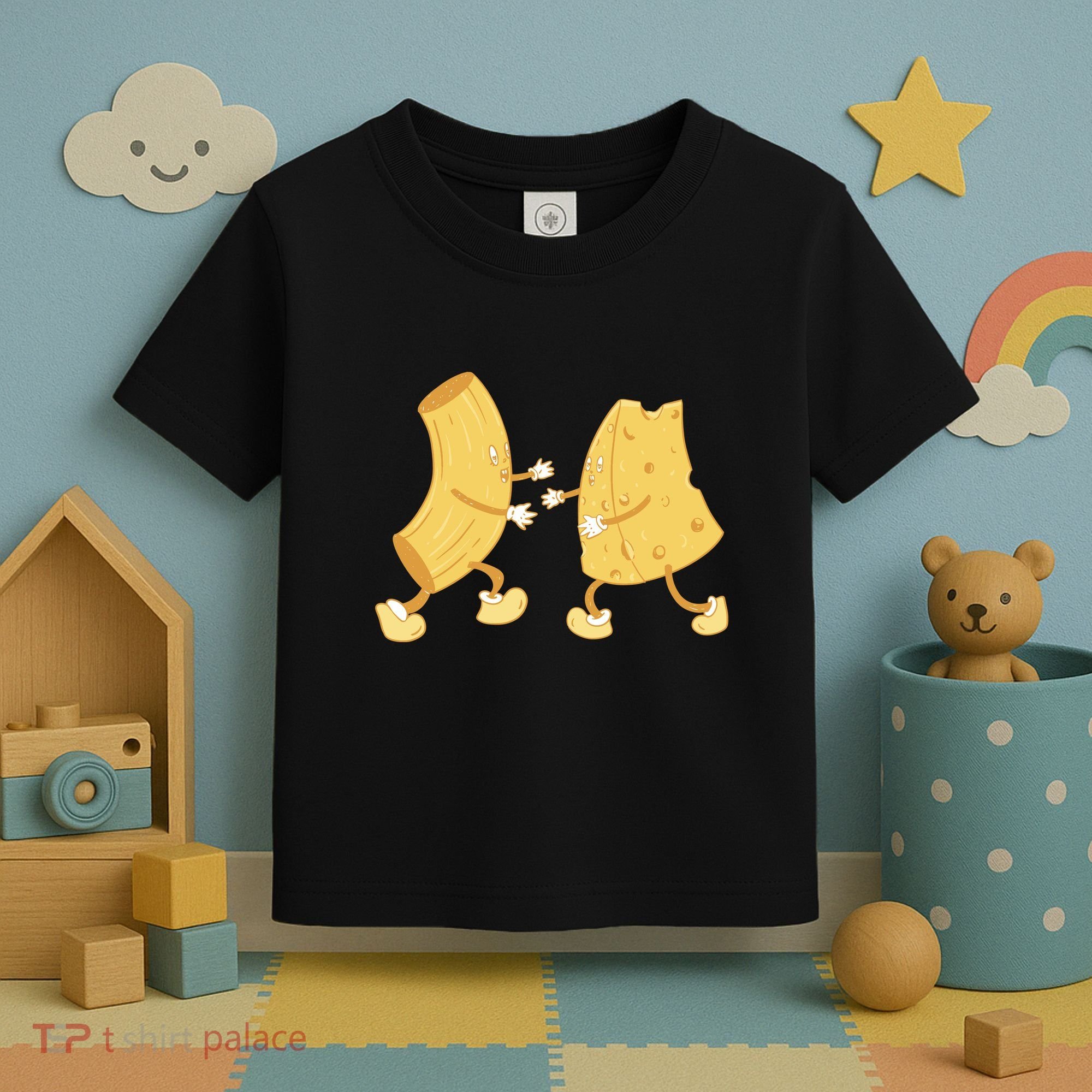Mac And Cheese Funny Cute Toddler T-Shirt
