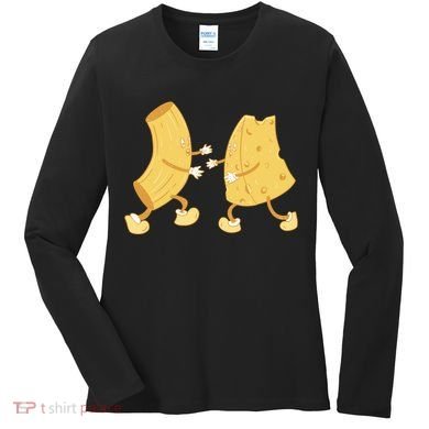 Mac And Cheese Funny Cute Women's Long Sleeve Shirt