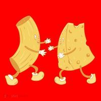 Mac And Cheese Funny Cute Santa Hat thumb 1