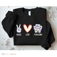 Mahjong Art Chinese Mah Jongg Game Lover Sweatshirt thumb 2