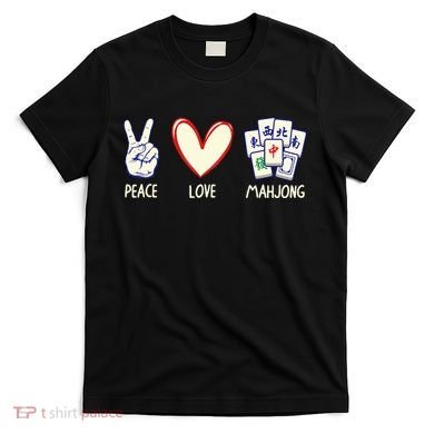 Mahjong Art Chinese Mah Jongg Game Lover T-Shirt