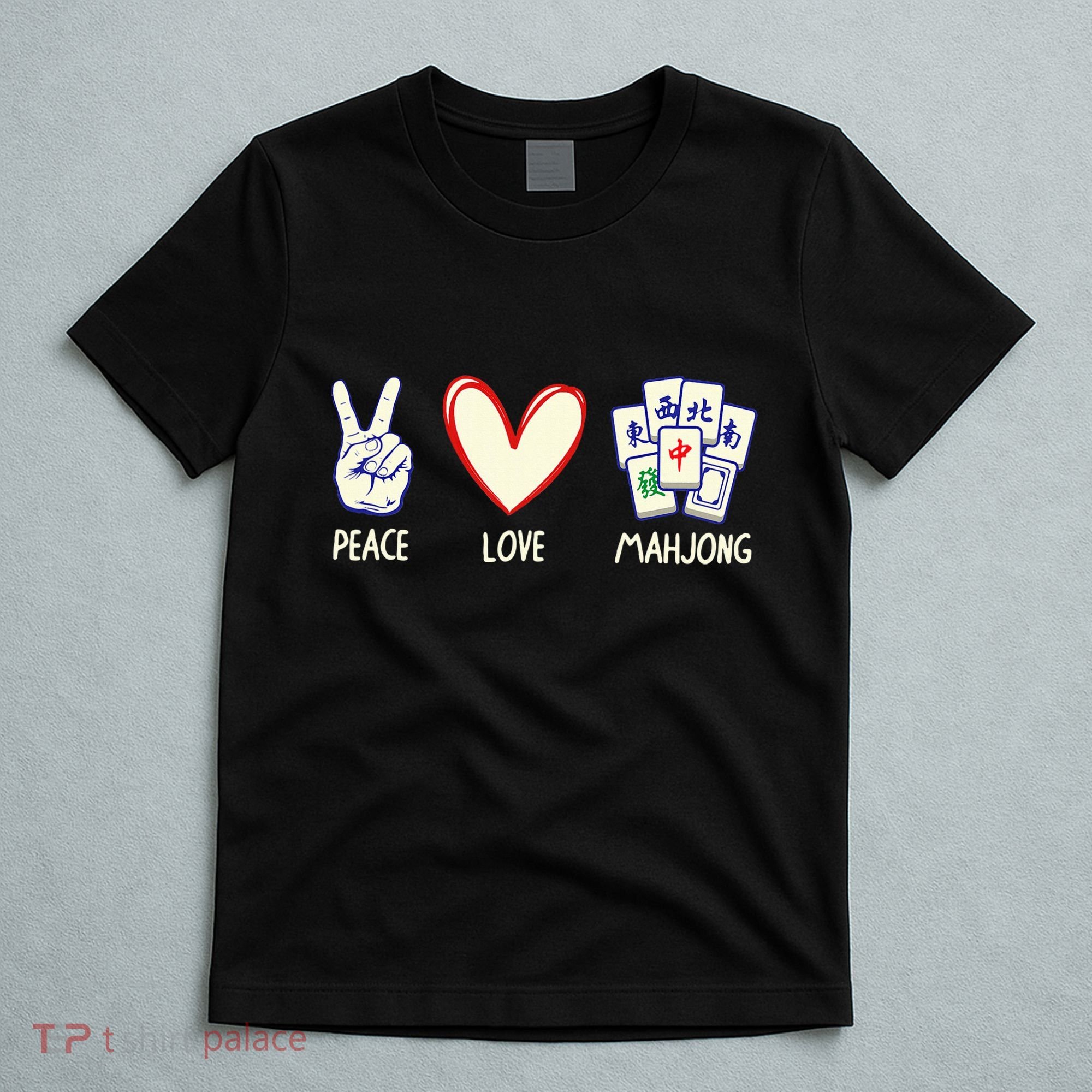 Mahjong Art Chinese Mah Jongg Game Lover T-Shirt