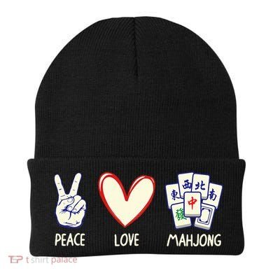 Mahjong Art Chinese Mah Jongg Game Lover Beanie